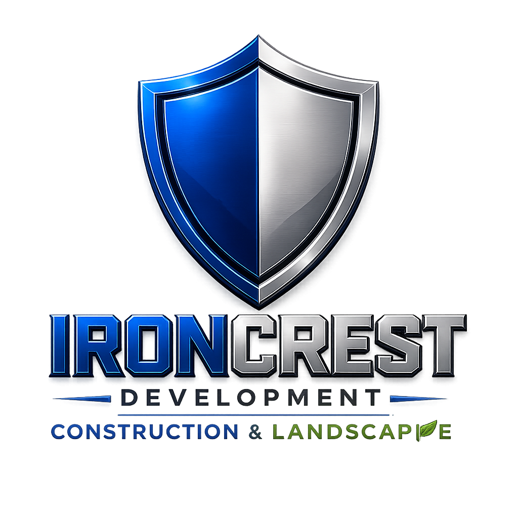 IronCrest Development — Construction & Landscape logo
